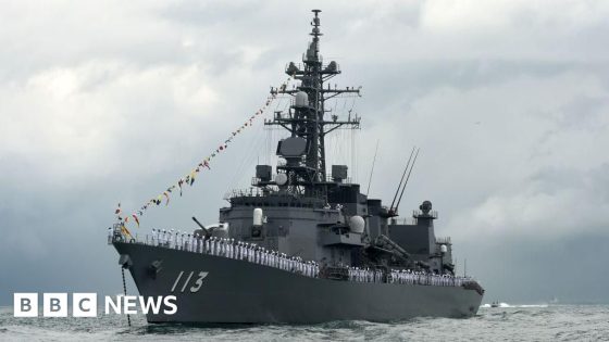 Japan sails warship through Taiwan Strait for first time – MASHAHER