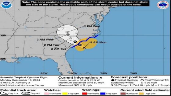 Storm forecast to hit SC could be a cyclone that causes heavy rain & flooding in Midlands – MASHAHER