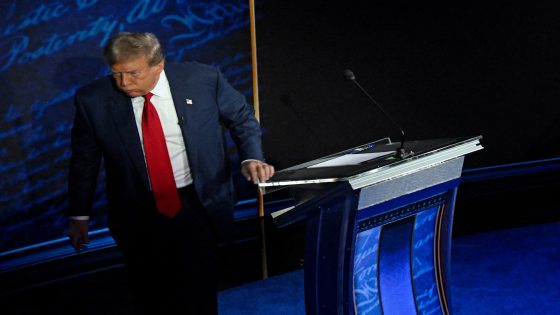 The Moment Trump Realized the Debate Wasn’t Going Well for Him – MASHAHER