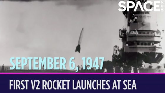 OTD In Space – September 6: First V2 Rocket Launches At Sea – MASHAHER