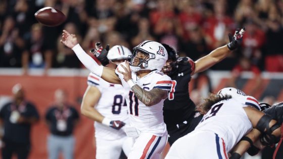 Arizona scores 23-10 upset win over No. 10 Utah as Cameron Rising watches from the sideline again – MASHAHER