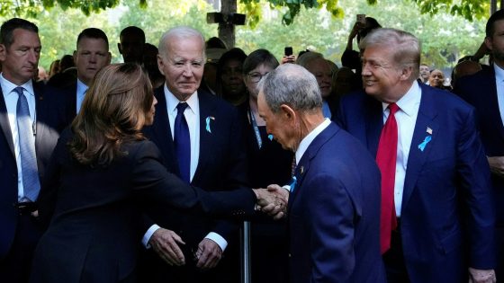 Kamala Harris, Donald Trump shake hands again at 9/11 anniversary ceremony – MASHAHER