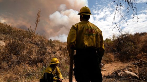 Wildfire burning east of Los Angeles forces evacuation in California town – MASHAHER