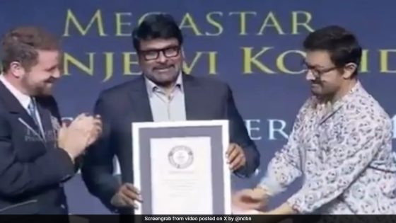 Chiranjeevi Enters Guinness World Records As Most Prolific Indian Film Star – MASHAHER