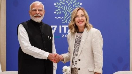 Italian Prime Minister Giorgia Meloni wishes PM Modi on his 74th birthday – MASHAHER