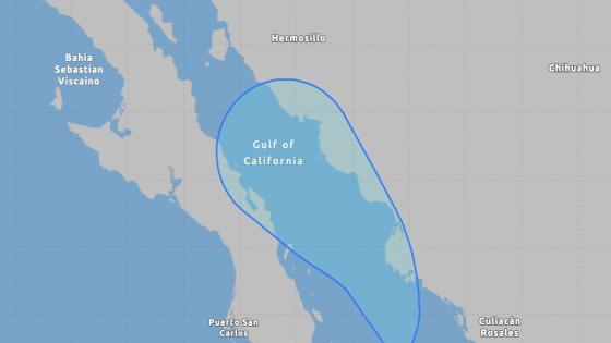 Tropical Storm Ileana brings pounding rain as it moves over southern Gulf of California, flooding roads – MASHAHER