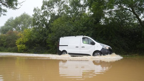 UK weather: Flash floods leave cars underwater as some areas see more than a month’s rainfall | UK News – MASHAHER