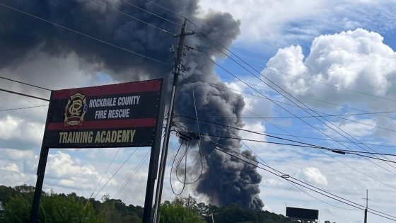 Fire at chemical plant sends huge plume of smoke into the sky in US state of Georgia | US News – MASHAHER