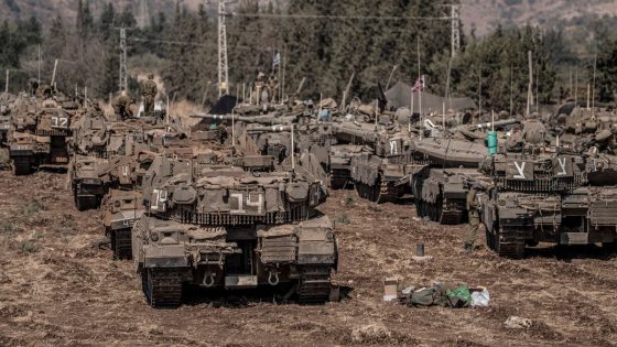 Tanks gather near Israeli-Lebanon border – as defence minister holds talks over ‘expansion’ of IDF activity | World News – MASHAHER