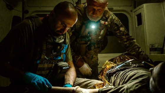 Blacked-out ambulances and bomb-cratered roads: On the night shift with Ukraine’s military medics | World News – MASHAHER