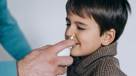 Giving children salt water nasal drops can cut duration of a cold and stop it spreading, study suggests | UK News – MASHAHER