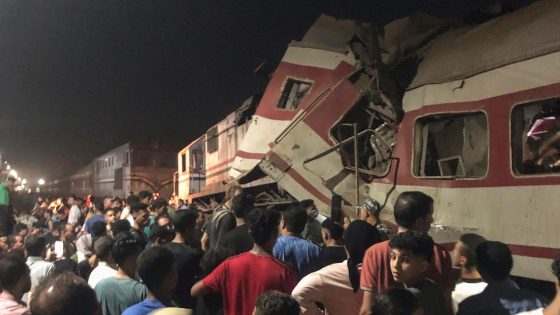 Egypt train crash kills three and injures dozens | World News – MASHAHER