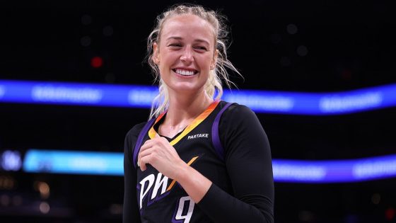 WNBA player Sophie Cunningham laughs off pregame fit criticism, says viral ‘tan lines’ dress was mom-approved – MASHAHER