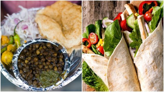 Virat Kohli’s chhole bhature next to a wrap cart in Delhi, Indian street food is getting a health upgrade – MASHAHER