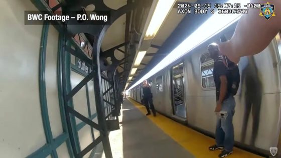 Footage shows NYPD officers firing at man with knife in subway shooting that wounded 4 – MASHAHER