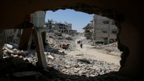 After a year of war, Gazans wonder how to deal with tonnes of rubble – MASHAHER