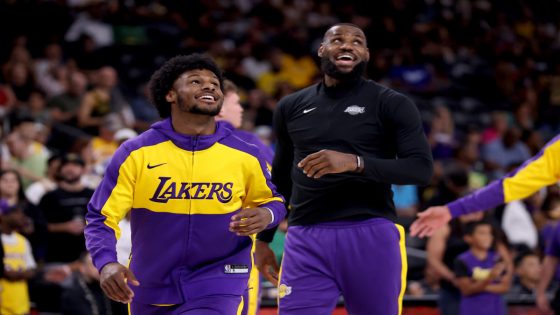 LeBron James, Bronny share court for the first time in Lakers preseason game – MASHAHER