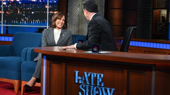 Kamala Harris Returns to The Late Show With Stephen Colbert on Tuesday – MASHAHER