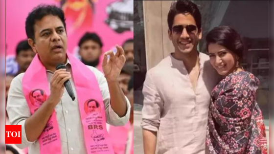 KTR reason for Naga-Samantha divorce, says Telangana minister; sparks row – MASHAHER