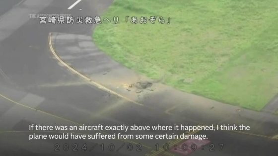 American bomb from WWII explodes at a Japanese airport, no casualties – MASHAHER