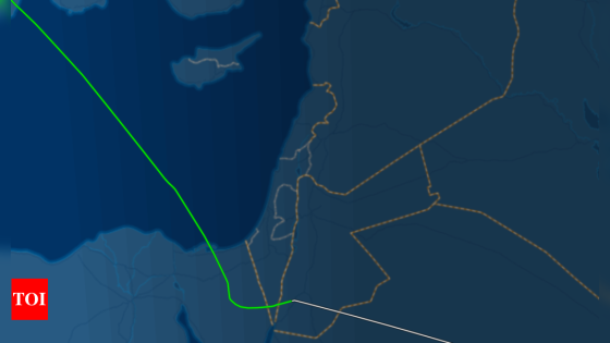 Still overflying Israel? Now GPS spoofing showing wrong flights routings cause concern | India News – MASHAHER