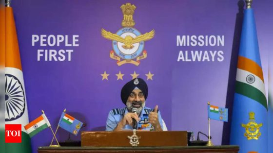 China outpacing India in technology, defence production & infrastructure, says IAF chief | India News – MASHAHER