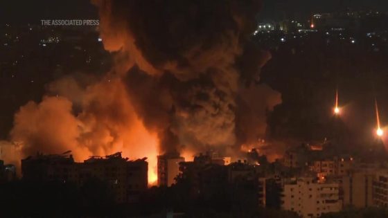 Powerful explosions shake Beirut overnight amid Israeli bombardment – MASHAHER