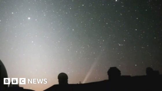 Rare brightening comet seen passing Earth from Hawaii – MASHAHER