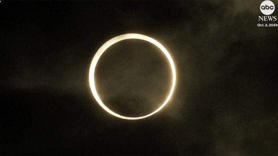 WATCH: 'Ring of fire' eclipse wows stargazers – MASHAHER