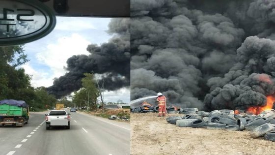 Used tyres at Kayu Madang landfill catches on fire again – MASHAHER