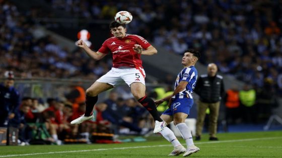 Football: Soccer-Maguire’s late header earns Man United 3-3 draw at Porto – MASHAHER