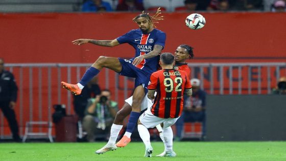 Football: Soccer-PSG lose top spot after 1-1 draw at Nice – MASHAHER