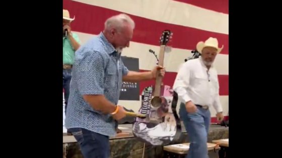 Man Buys Taylor Swift-Signed Guitar in Auction for $4000, Promptly Destroys It – MASHAHER