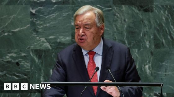 UN Secretary General António Guterres banned from Israel in row over Iran – MASHAHER