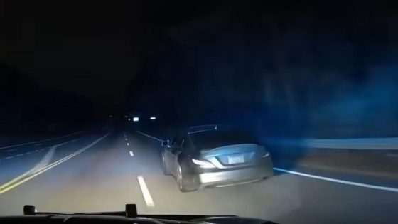 Watch A Mercedes CLS Roast A Pursuing Cop – MASHAHER