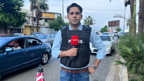 Explosion Heard As NDTV Journalist Was Live On Air From Beirut – MASHAHER