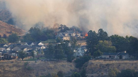 Photos show Valley Fire in Boise Foothills burning dangerously close to some homes – MASHAHER