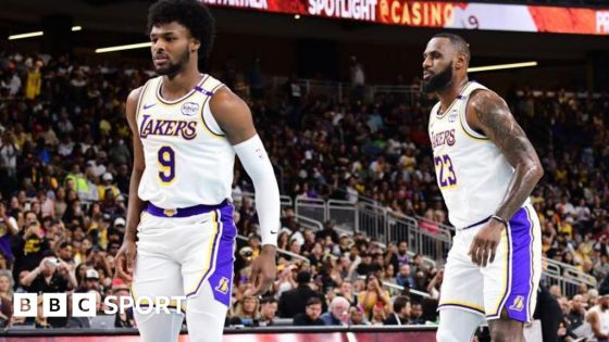 LeBron James and Bronny James make NBA father and son history with Los Angeles Lakers – MASHAHER