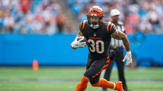 NFL: Drink was spilled on Bengals RB Chase Brown by accident – MASHAHER