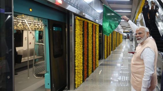 Indian Prime Minister Narendra Modi inaugurates Mumbai Metro’s Aqua Line – MASHAHER