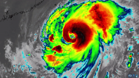 Satellite Footage Shows Typhoon Intensifying as It Nears Taiwan – MASHAHER