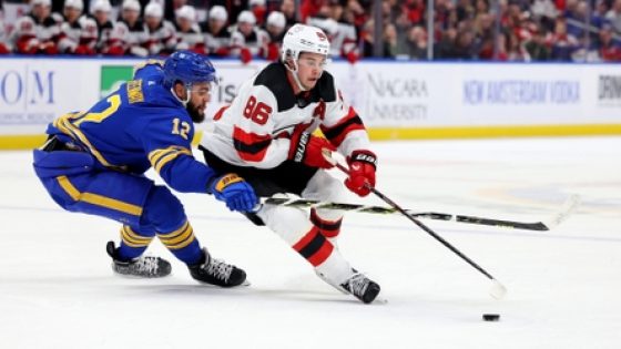 Jack Hughes picks up two assists in Devils’ 3-1 win over Sabres – MASHAHER