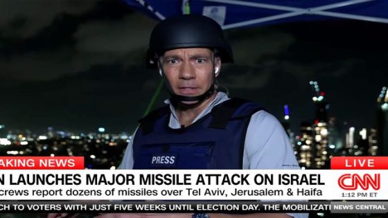 CNN reporter Jim Sciutto seeks cover as missile makes impact nearby while reporting in Israel: ‘Oh God’ – MASHAHER