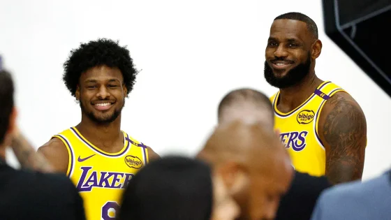 Lakers’ LeBron James says he experienced ‘pure joy’ in practices with son Bronny as training camp tips off – MASHAHER