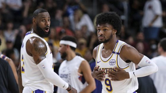 LeBron, Bronny James make NBA history, play together for first time – MASHAHER