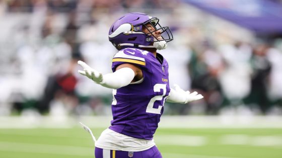 Vikings pick off Aaron Rodgers late to beat reeling Jets in London, improve to 5-0 – MASHAHER