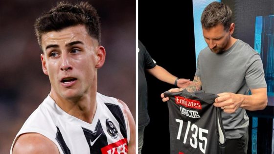 Lionel Messi AFL photo mystery has fans saying the same thing, Collingwood jersey pic, Nick Daicos, Josh Daicos – MASHAHER