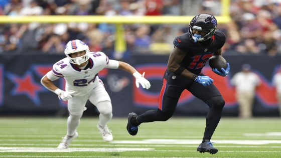 NFL’s leading receiver Nico Collins leaves Texans-Bills game with hamstring injury – MASHAHER