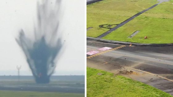 Watch: U.S. Bomb From World War II Explodes at Japanese Airport – MASHAHER