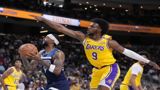 Lakers fall in preseason opener to the Timberwolves – MASHAHER